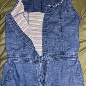 Max Studio Denim Jumpsuit - Size 0